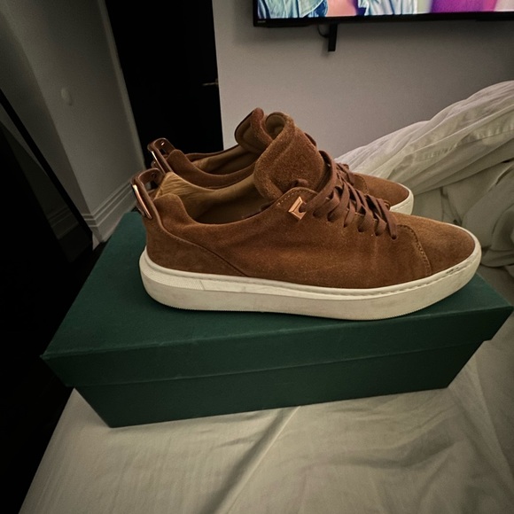 BUSCEMI uno low suede brown sneaker size 41 (8) - Picture 3 of 6
